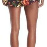 Lush Clothing LUSH High Waist Flowy Pleated Tropical Shorts - Small Photo 1