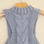 For Love & Lemons // NWT Blue Keke Cable Knit Tank Photo 11