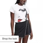 Diane Von Furstenberg  Collaboration w/ Target Red Lip Graphic T-Shirt Sz XS NWT Photo 2