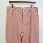 PacSun Button Fly Wide Leg Corduroy Jeans Pink Size 31 Photo 2