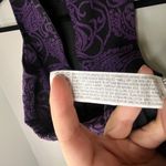 Forever 21 Fit & Flare Knit Mini Dress Black & Purple Women’s Size Small Photo 4