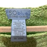 So Blue Striped Sleeveless Knit Top Size L Tranquil Waters Blue Green Beach Size L Photo 6