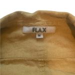 Flax  Linen Collared coat in camel size M Photo 2
