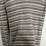 KIER + J Brown Striped Cashmere Crew Neck Sweater Size Small Photo 8