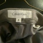Calvin Klein  Cuffed dress pants Gray size 8 Photo 3