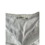 Cato  White Lace Cami Tank Top Blouse Size Medium Photo 4