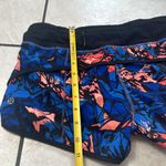 Lululemon  Speed‎ Short Paint Storm Harbor Blue Multi / Black Photo 8