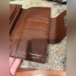 Salvatore Ferragamo Ferragamo Wallet - fine brown leather, 100% authentic Photo 4