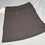 Athleta NWT  Strata Ponte Knit Black A-line Skirt D40 Photo 4