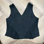 The Drop Women's Paloma Lace Trimmed Sleeveless Top, Black, XXL Black Photo 5