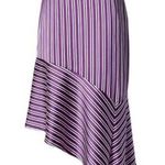 Banana Republic Purple Asymmetrical Midi Skirt Photo 0