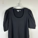 Chico's NWT  Zenergy Black French Terry Puff Elbow Sleeve Dress Size 16 $99 Photo 3