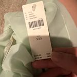 Anthropologie NWT Maxi Ruffle Halter Top in Mint Green Photo 5