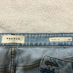 PacSun  high-waisted light wash denim mom shorts Photo 2