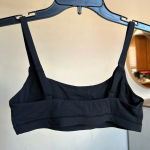 SKIMS  Fits Everybody Scoop Bralette Size XL in Onyx Black NWT Photo 4