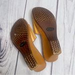 Born Drilles Wedge Sandals Womens 8 US / 39 EU Slip On Strap Slides Earth tones Photo 8