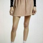 BP  Womens Corduroy Elastic Waist Pull On Mini Skirt In Tan Nougat Size S Photo 0