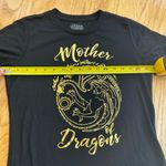 Game Of Thrones Mother Of Dragons Black T Shirt Short Sleeves Size Small Fitted Photo 3