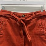 Pilcro Anthropologie  Orange Denim Mini Skirt Sz 2 Photo 1