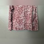The North Face  Burgundy and White Floral Pullover With Hood Size Medium Photo 1