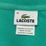 Lacoste Vintage  Aqua Polo Shirt Photo 3