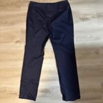 Doncaster  Collection Women's Navy Blue Cotton Spandex Straight Leg Pants Size 8‎ Photo 6