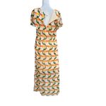 Farm Rio  x ANTHROPOLOGIE  Printed Mesh
Toucan Bird Sun Midi Fitted Dress Sz S Photo 6