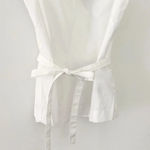 J.Crew Cotton Poplin Tie Waist Ruffled Petal Top Photo 5