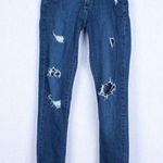 Just Black  Distressed Skinny Jeans Size 24 Photo 0