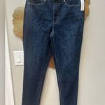 Seven7 New Seven 7 Ladies Tummyless High Rise Skinny Jean Size 10 McKay Dark Wash Photo 0