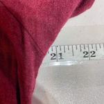 prAna Women's Cowl Neck Stretch High Low Hem Long Sleeve T-Shirt Red Size Large Photo 5