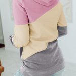 MULTI COLOR POCKETED COLOR BLOCK THICK HOODIE Size undefined Photo 6