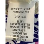 Tea & Cup  Small Floral Open Back Romper Lace Edging Blue Pink Photo 4