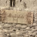 Altar'd State Altar’d state chunky knit gray cream vneck sweater Photo 2