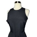 Naven Twisted Circle Skater Dress Size 0 Black Open Back Sleeveless Mini Photo 3