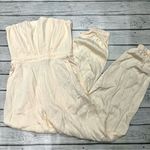 NBD  off white cream satin larkin jumpsuit Photo 0