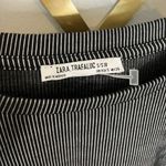 ZARA  Striped Jacquard Shirt Small Black Red Photo 5