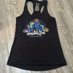Disney Project X women’s black racerback medium Happiest lifts  kettlebell tank Photo 0