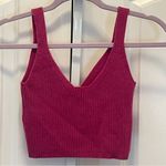 J.Crew Cashmere-Blend V-Neck Sweater Top - Women Size XS - Berry Photo 3