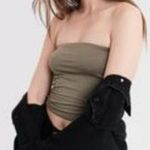 American Eagle Army Green Tube Top  Photo 0