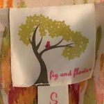 Fig and Flowers Button Up Blouse Size Small (Preowned) Orange Photo 4