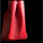 Kenneth Cole  Reaction Pebbled Faux Red Leather Large Handbag, Work or Travel Bag Photo 4