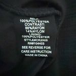 BY THE RIVER | Sophie Stripe Sweater Mixed Media Midi Dress Black Cream | Medoum Size M Photo 6