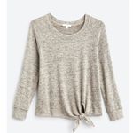 Nine Britton  Stitch Fix Billie Tie Front Brushed Knit Long Sleeve Top Photo 1