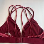 Victoria's Secret  Velvet Bralette in Deep Red Photo 1