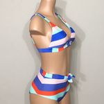 Raisin's stripe high waisted swimsuit. Medium. NWT Photo 3