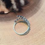 CZ AAA Vine Brass Rhodium Ring size 9 Silver Photo 9