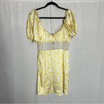 For Love & Lemons NWT  Daffodil X Victoria’s Secret Mini Dress Yellow Floral S Photo 3