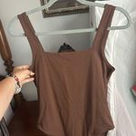 Brown Tank Bodysuit Size L Photo 0