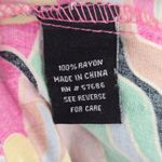 New Look Pink Floral Elastic Crop Belt Beach Boho Wide Leg Pants Trousers XL Photo 6